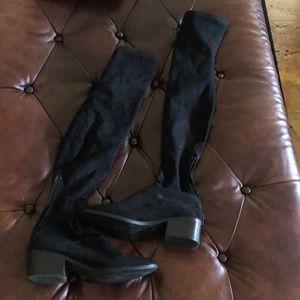 Steve Madden Suede Over The Knee Boots - Women, Size 8
